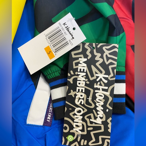 NWT Keith Haring Members Only Bomber Jacket - Picture 6 of 12